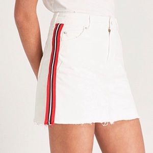 Topshop Moto Jean Skirt